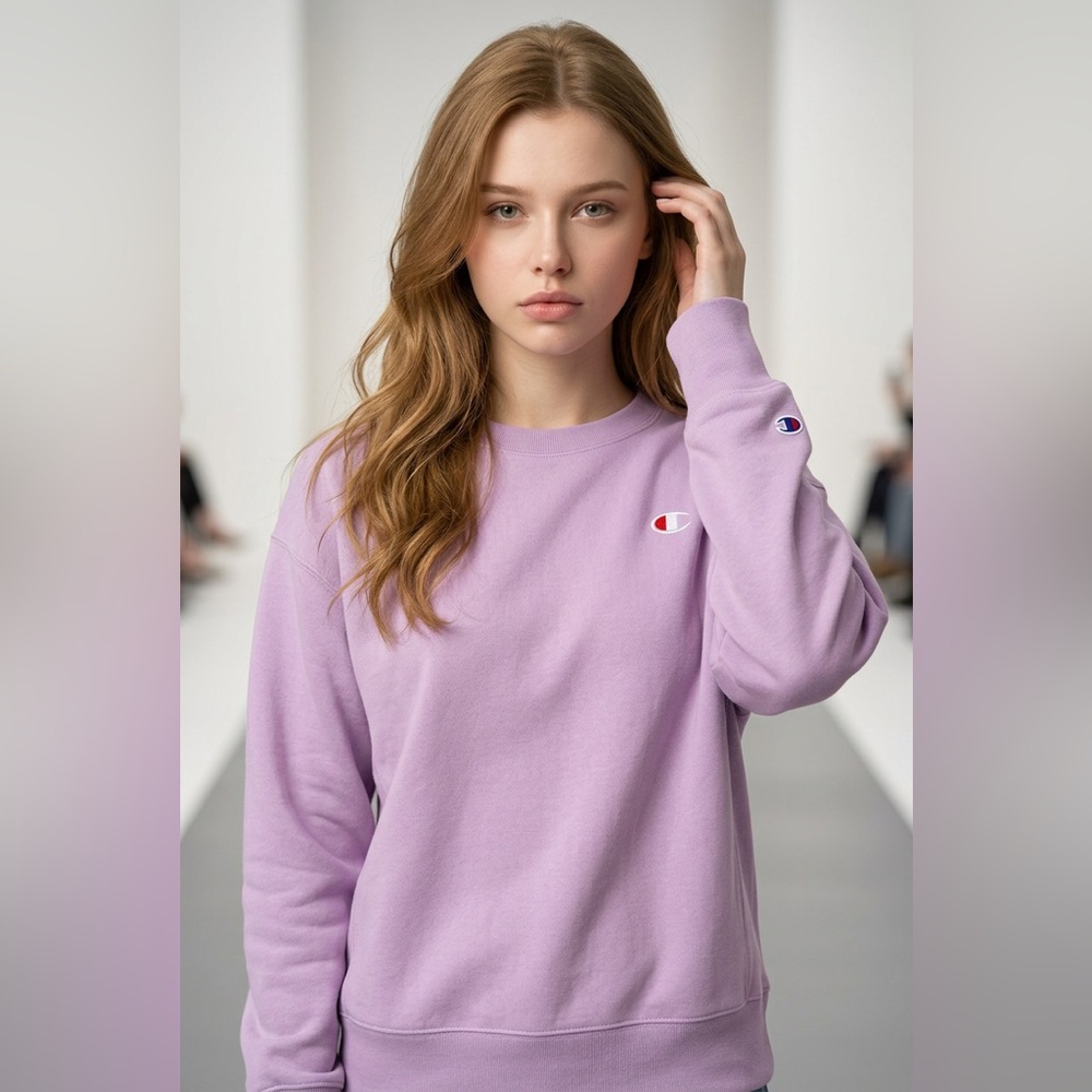 Vintage Champion Reverse Weave Adult L Lavender Purple Crewneck Men’s Women’s